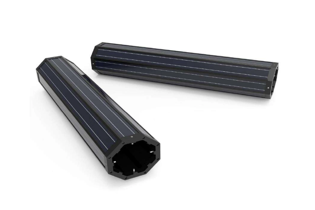 small-cylindrical-solar-panels Small cylindrical solar panels for compact applications