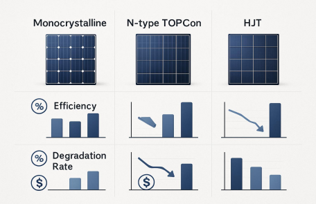 Solar Cell Technology Comparison for Monocrystalline Panels Comparison of solar cell technologies for choosing monocrystalline solar panels