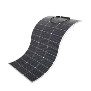 Flexible solar panels for curved surfaces and portable applications
